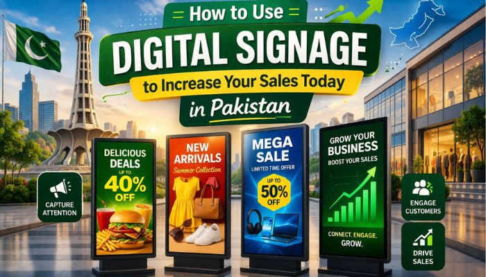 How to Use Digital Signage to Boost Sales in Pakistan | Complete Guide 2026