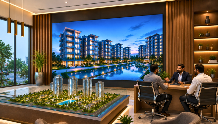 LED Screens for Real Estate Offices in Pakistan: Showcasing Projects Without Brochures