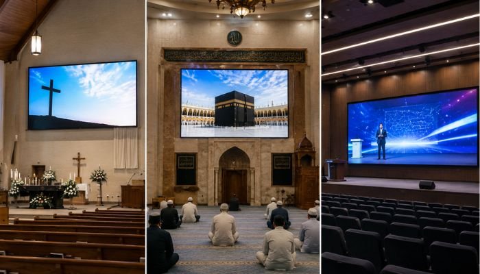 Church, Mosque and Auditorium Display Screens: How to Choose the Right LED Solution